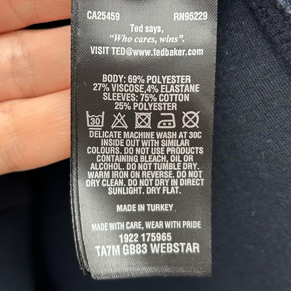 Ted Baker Webstar Navy Jacket, size Ted 6 (XXL) - Picture 12 of 13